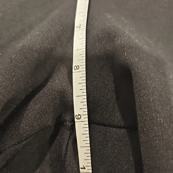 Soma Black Elastic Waist Stretch Straight Leg Dress Pants - Picture 6 of 8